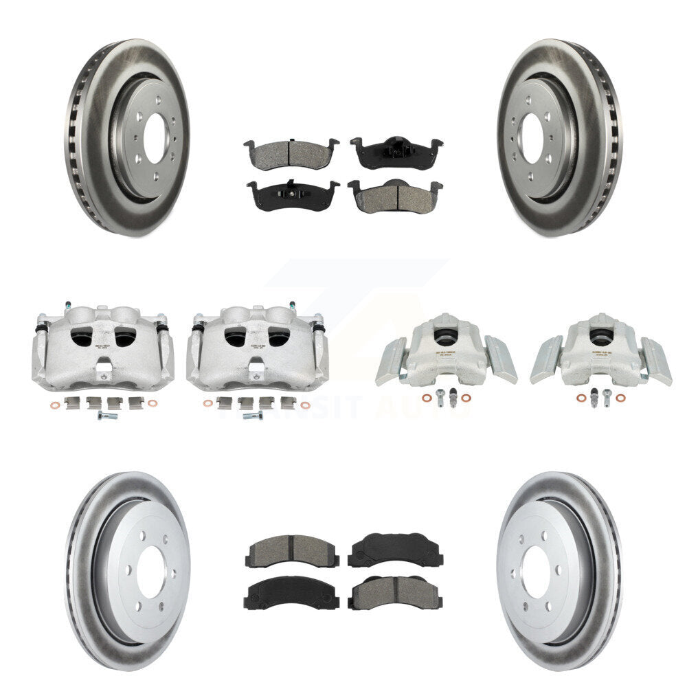 Transit Auto KCG-101068S Disc Brake Kit for 2010-2017 Ford Expedition, Lincoln Navigator - Front and Rear product image