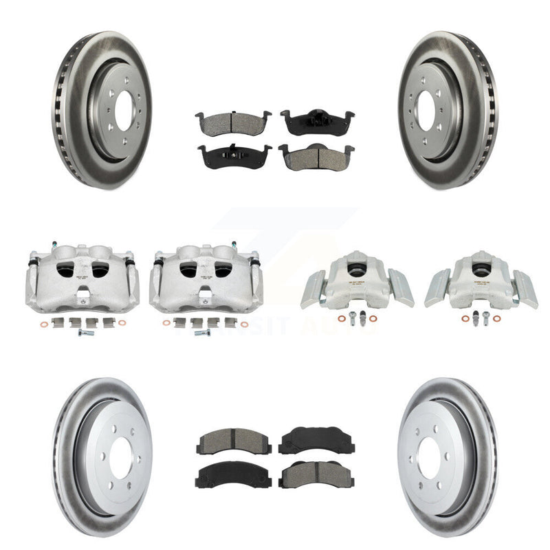 Transit Auto KCG-101068S Disc Brake Kit for 2010-2017 Ford Expedition, Lincoln Navigator - Front and Rear product image