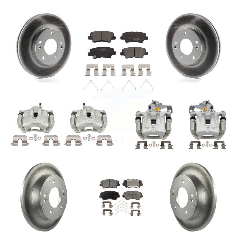 Transit Auto KCG-101068T Disc Brake Kit for 2016-2018 Hyundai Elantra GT, Kia Forte, Kia Forte5 & more - Front and Rear product image