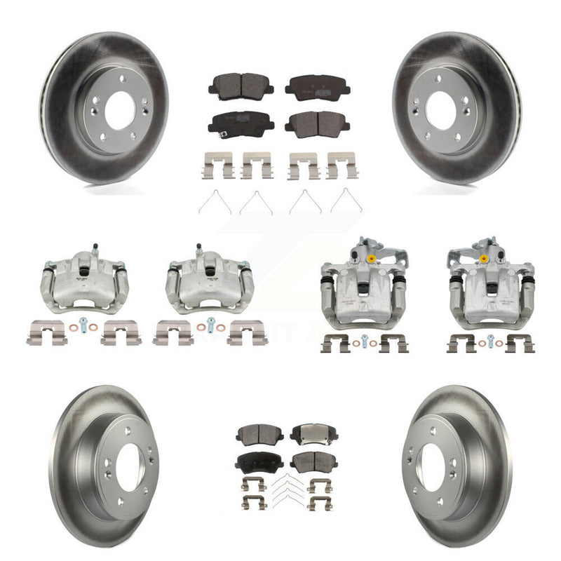 Transit Auto KCG-101068T Disc Brake Kit for 2016-2018 Hyundai Elantra GT, Kia Forte, Kia Forte5 & more - Front and Rear product image