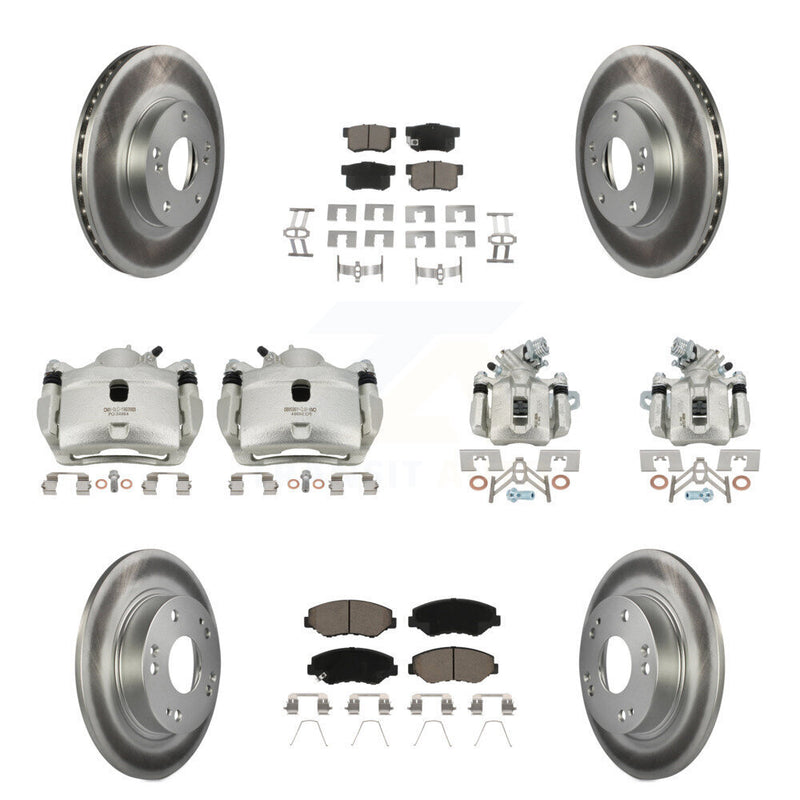 Transit Auto KCG-101069C Disc Brake Kit for 2013-2015 Honda Civic, Acura ILX - Front and Rear product image