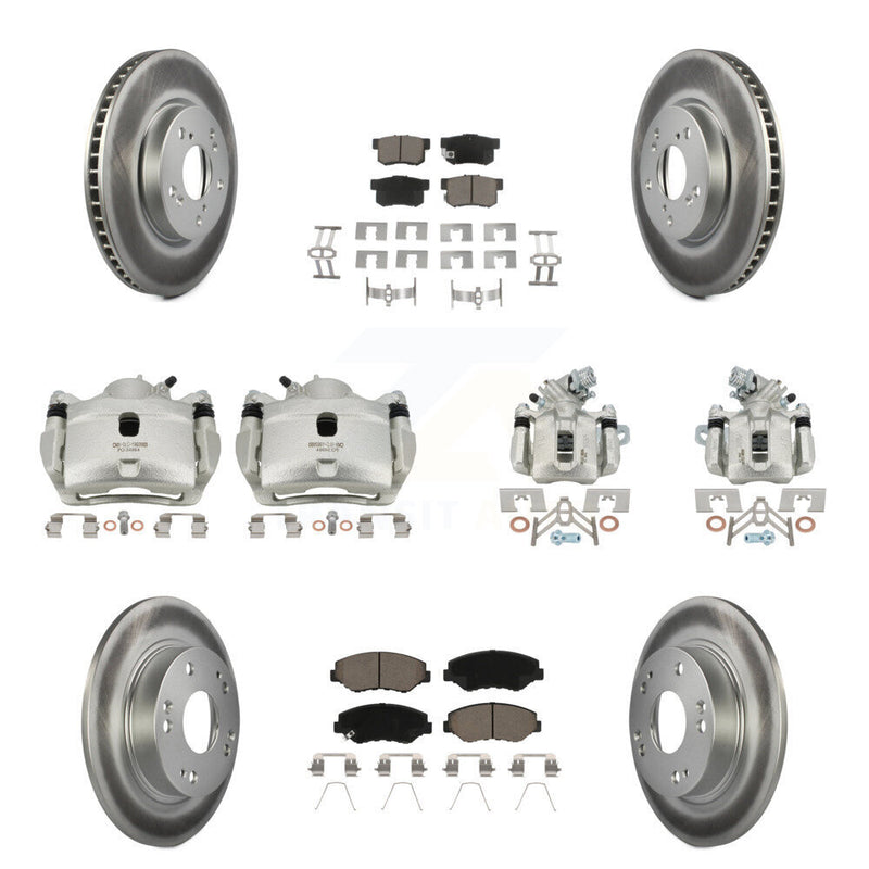 Transit Auto KCG-101070C Disc Brake Kit for 2015 Honda Civic - Front and Rear product image