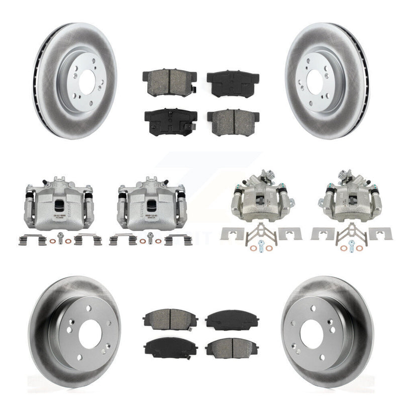 Transit Auto KCG-101070S Disc Brake Kit for 2002-2006 Acura RSX - Front and Rear product image