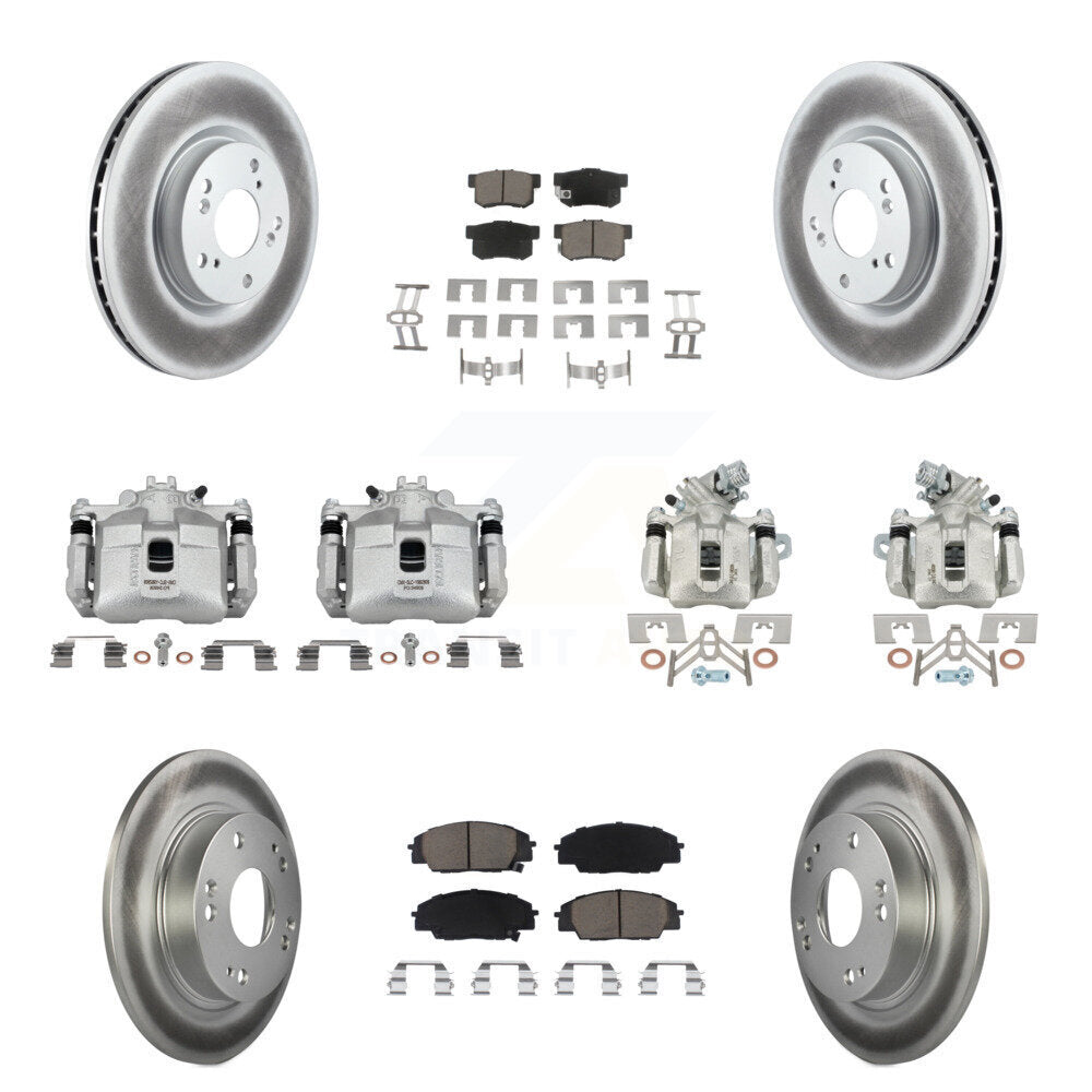 Transit Auto KCG-101071C Disc Brake Kit for 2006-2008 Honda Civic - Front and Rear product image
