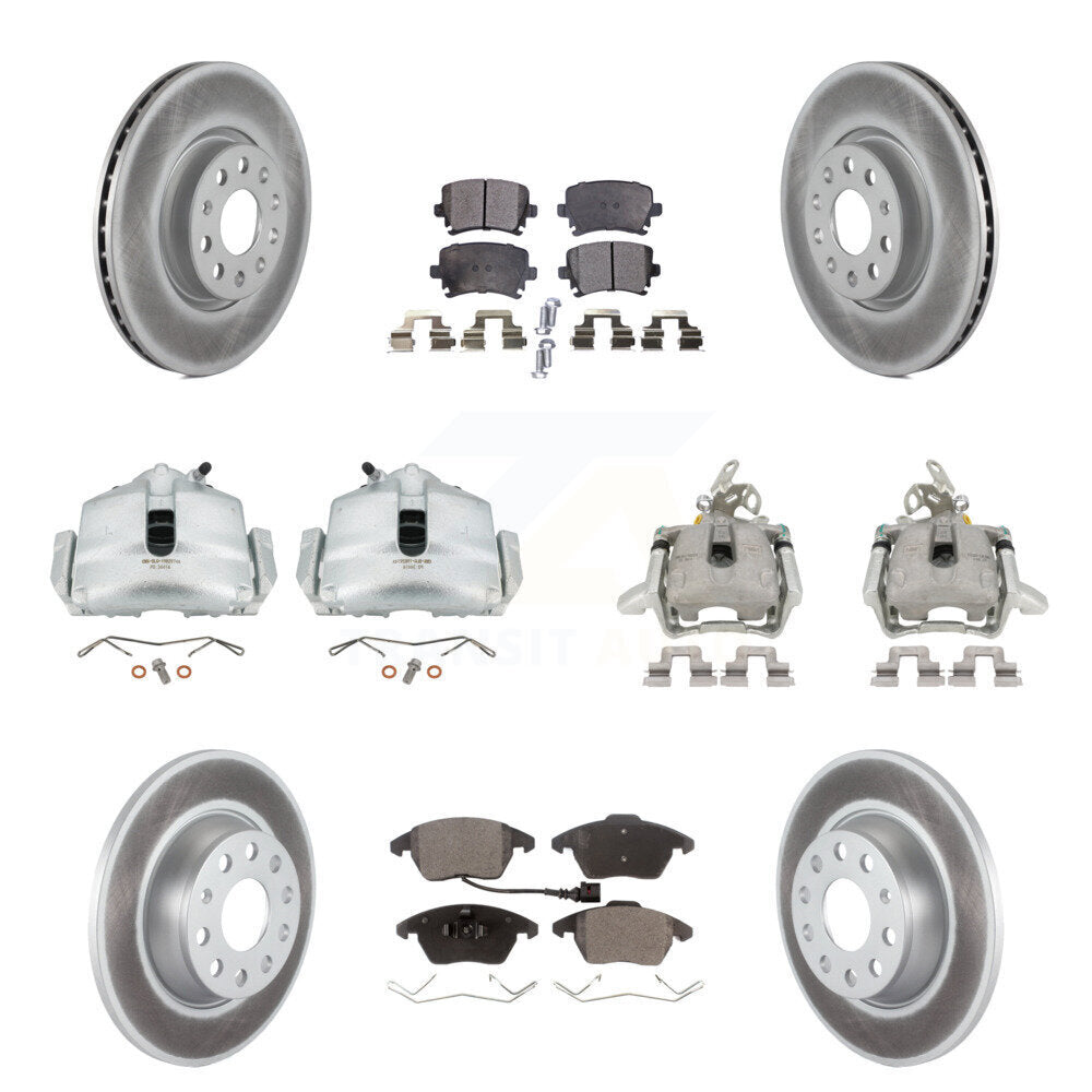 Transit Auto KCG-101071P Disc Brake Kit for 2006-2008 Volkswagen GTI - Front and Rear product image