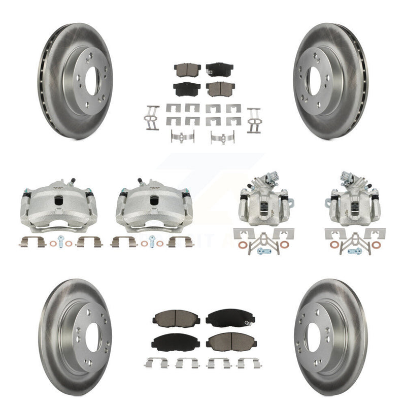 Transit Auto KCG-101072C Disc Brake Kit for 2006-2011 Honda Civic - Front and Rear product image