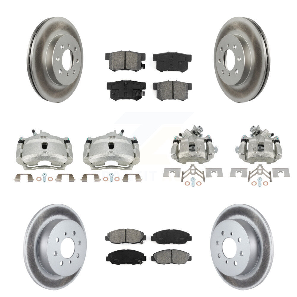 Transit Auto KCG-101072S Disc Brake Kit for 2002-2003 Honda Civic - Front and Rear product image