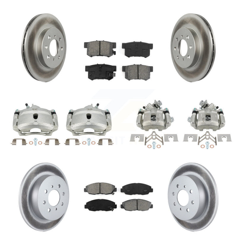 Transit Auto KCG-101072S Disc Brake Kit for 2002-2003 Honda Civic - Front and Rear product image