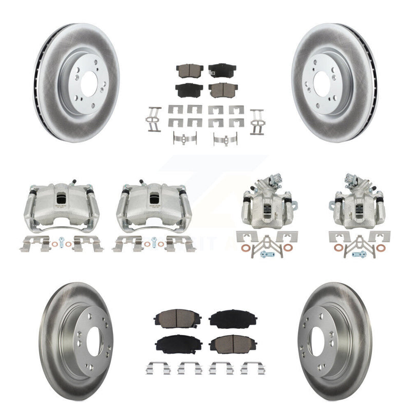 Transit Auto KCG-101073C Disc Brake Kit for 2007-2010 Acura CSX - Front and Rear product image