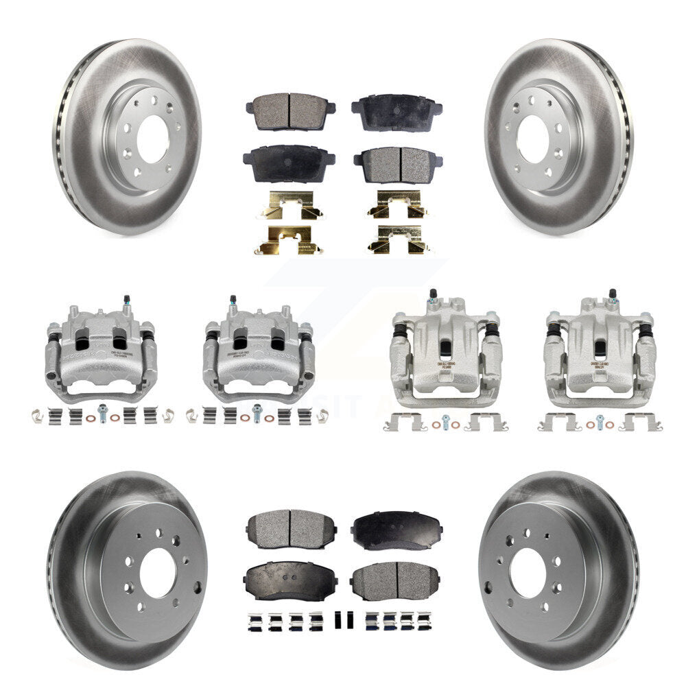 Transit Auto KCG-101073P Disc Brake Kit for 2007-2012 Ford Edge, Mazda CX-7 - Front and Rear product image