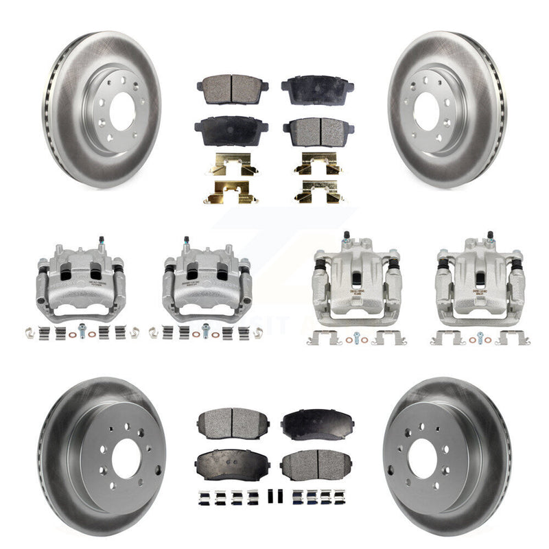 Transit Auto KCG-101073P Disc Brake Kit for 2007-2012 Ford Edge, Mazda CX-7 - Front and Rear product image