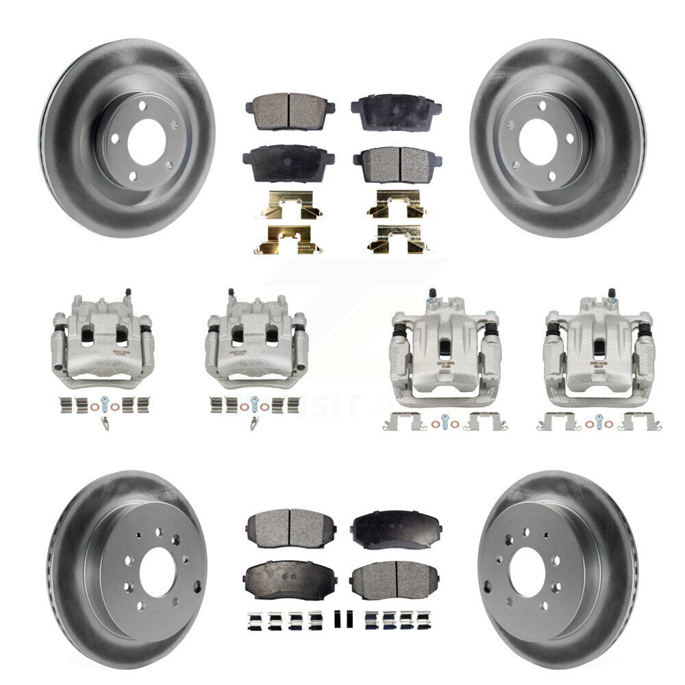 Transit Auto KCG-101074P Disc Brake Kit for 2007-2010 Ford Edge, Lincoln MKX - Front and Rear product image