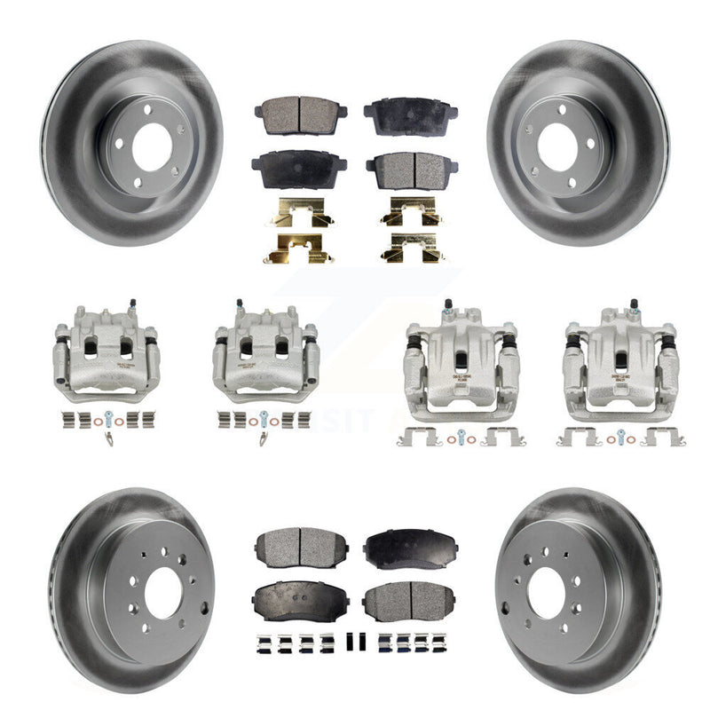 Transit Auto KCG-101074P Disc Brake Kit for 2007-2010 Ford Edge, Lincoln MKX - Front and Rear product image