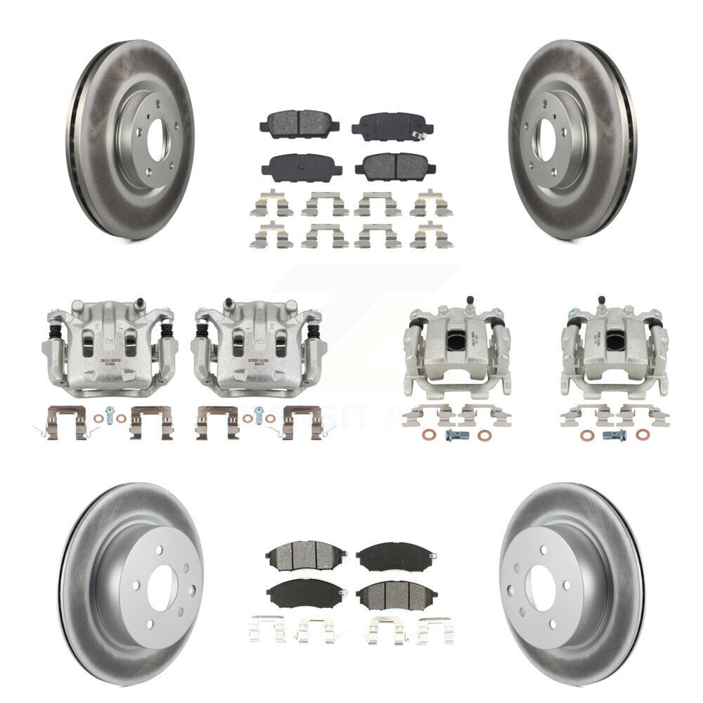 Transit Auto KCG-101074S Disc Brake Kit for 2008-2012 INFINITI EX35 - Front and Rear product image
