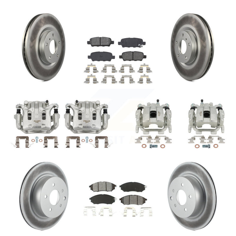 Transit Auto KCG-101074S Disc Brake Kit for 2008-2012 INFINITI EX35 - Front and Rear product image