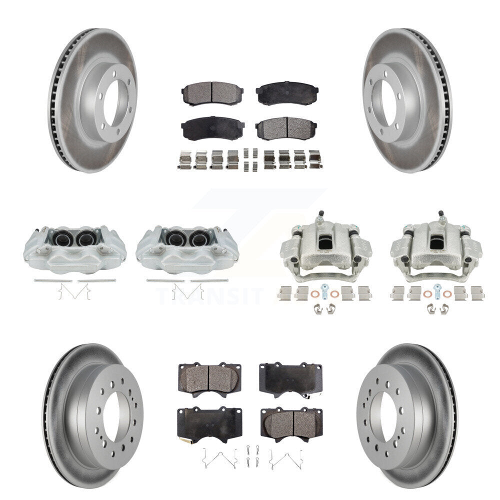 Transit Auto KCG-101074T Disc Brake Kit for 2003-2009 Lexus GX470 - Front and Rear product image