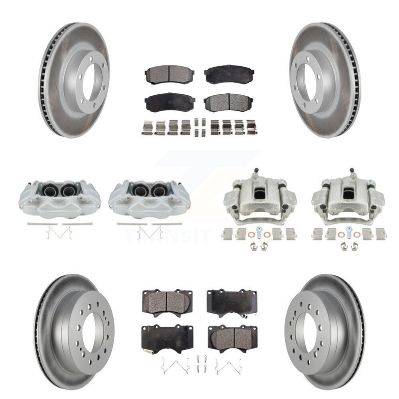 Transit Auto KCG-101074T Disc Brake Kit for 2003-2009 Lexus GX470 - Front and Rear product image