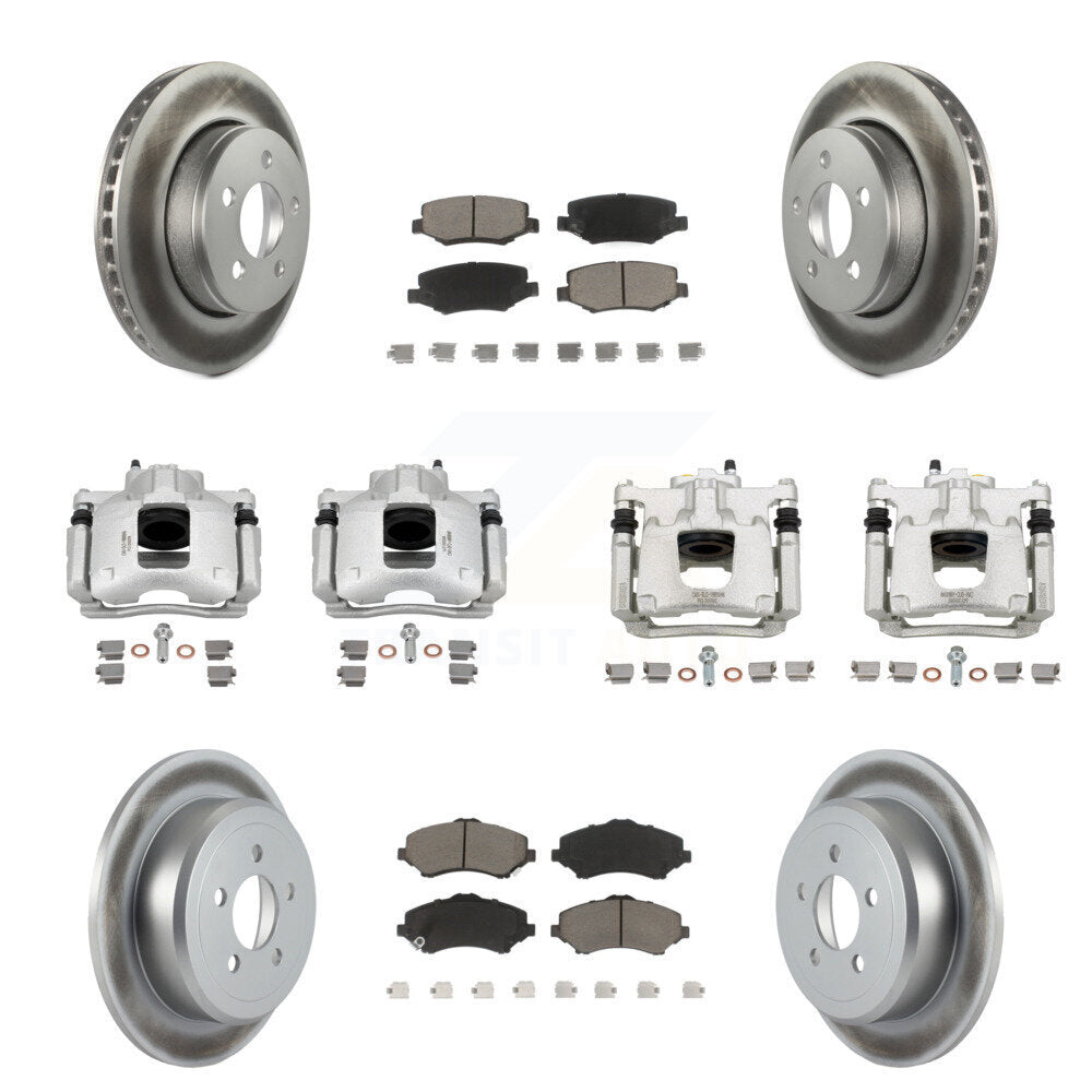 Transit Auto KCG-101075C Disc Brake Kit for 2007-2008 Dodge Nitro - Front and Rear product image