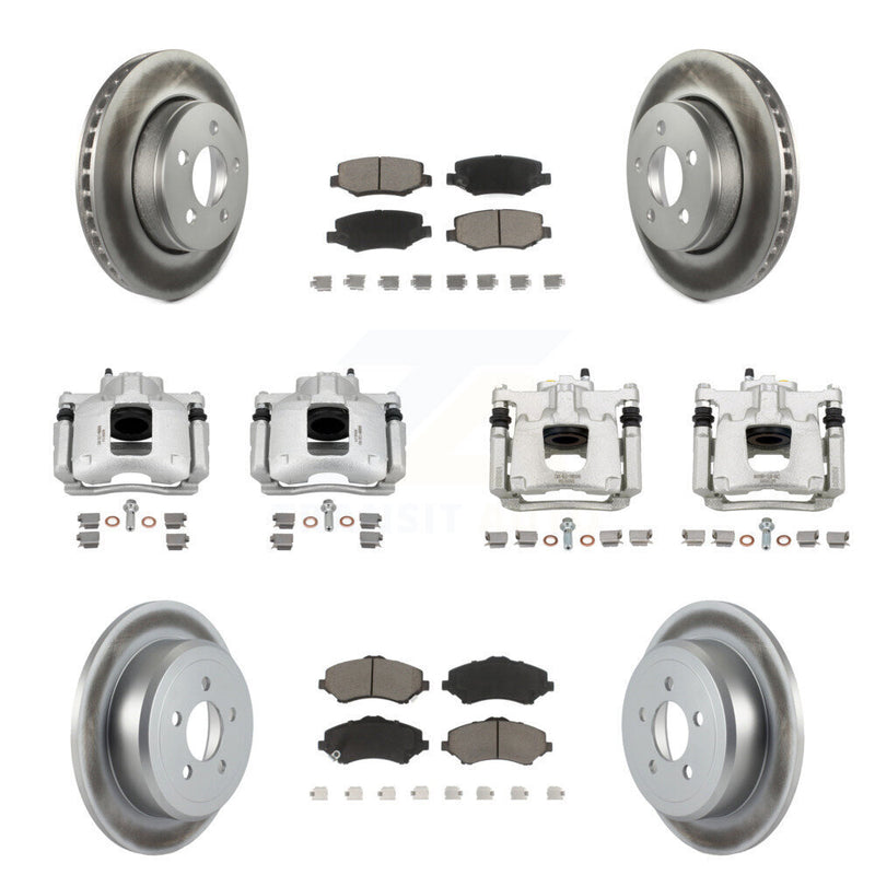 Transit Auto KCG-101075C Disc Brake Kit for 2007-2008 Dodge Nitro - Front and Rear product image