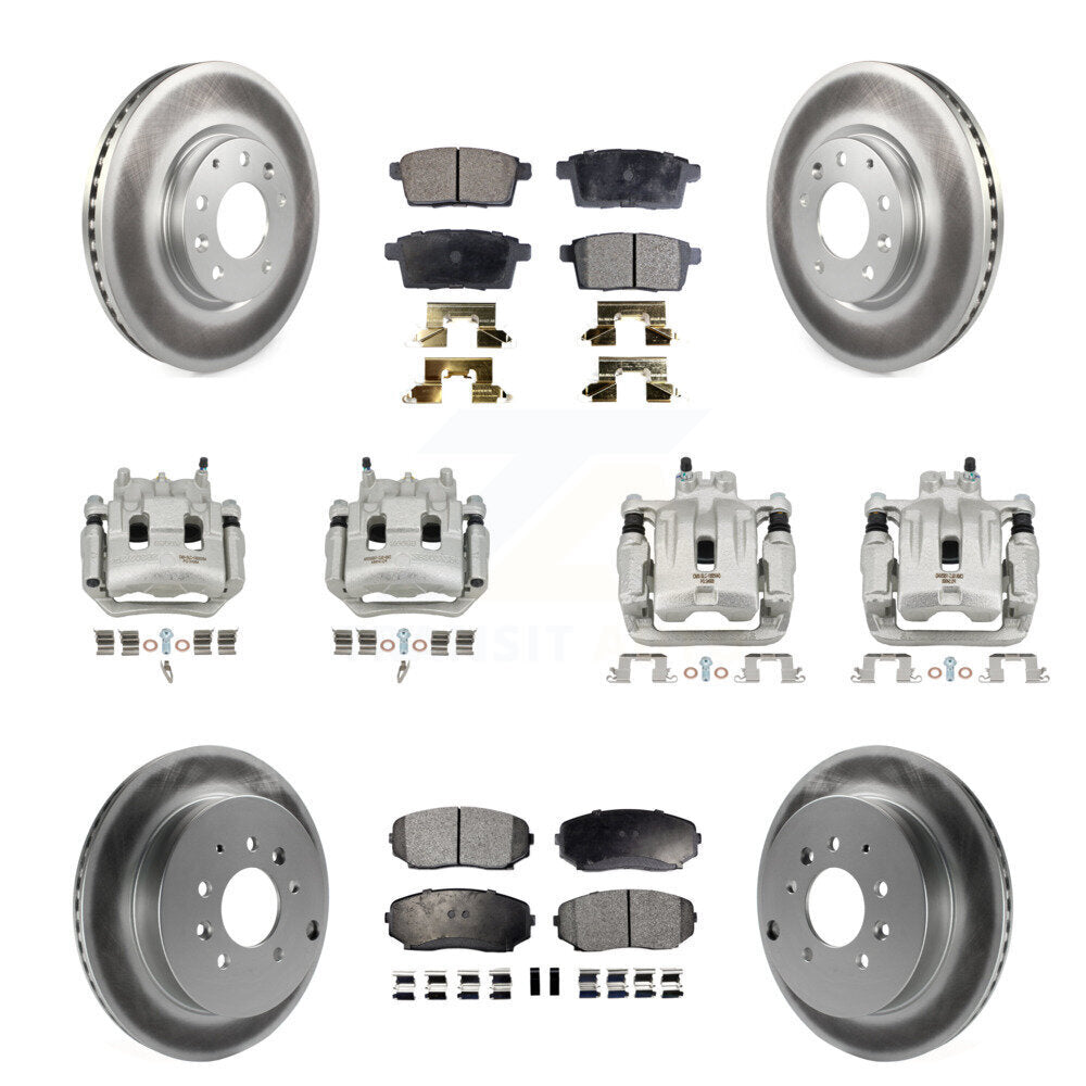 Transit Auto KCG-101075P Disc Brake Kit for 2007-2009 Lincoln MKX - Front and Rear product image