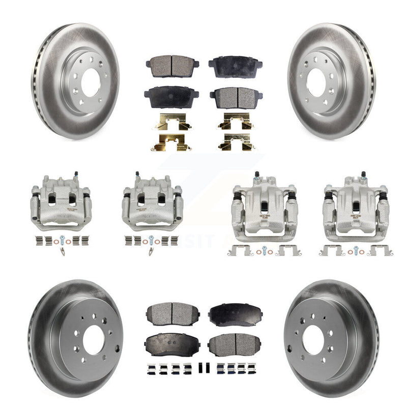 Transit Auto KCG-101075P Disc Brake Kit for 2007-2009 Lincoln MKX - Front and Rear product image