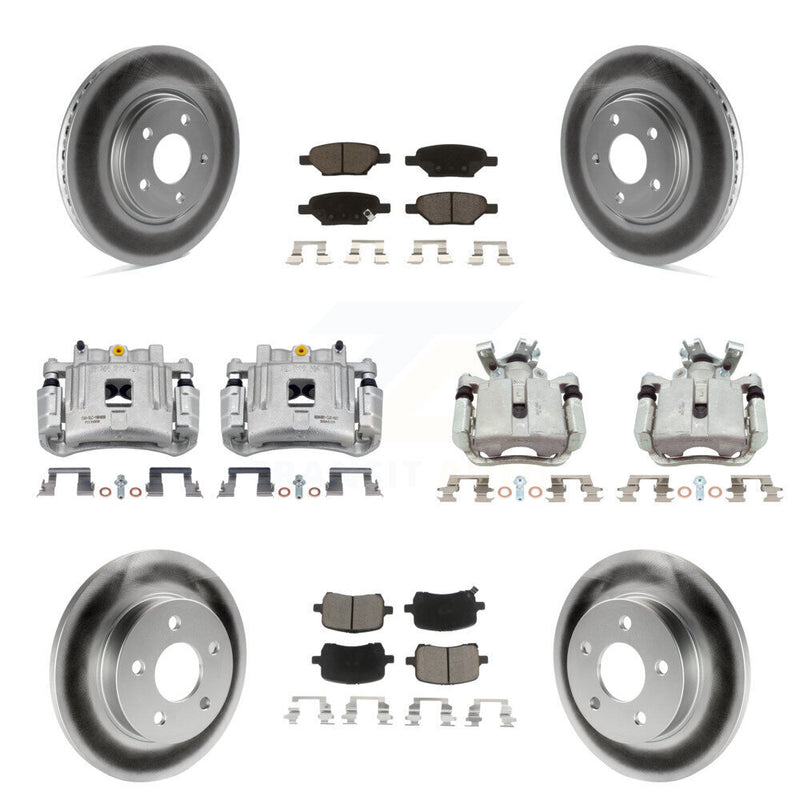 Transit Auto KCG-101076C Disc Brake Kit for 2005 Pontiac G6 - Front and Rear product image