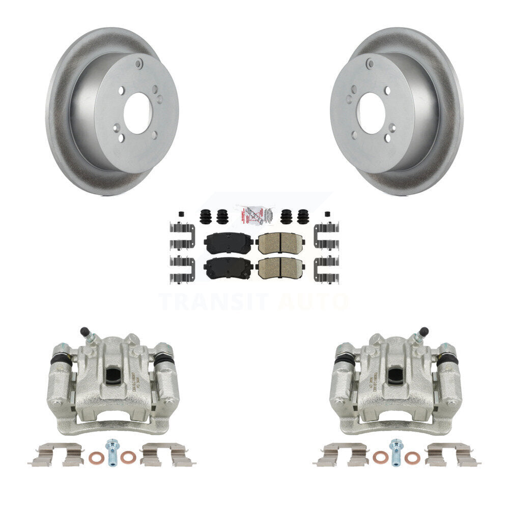 Transit Auto KCG-101076N Disc Brake Kit for 2006-2007 Hyundai Accent, Kia Rio, Kia Rio5 - Rear product image