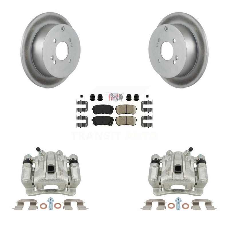 Transit Auto KCG-101076N Disc Brake Kit for 2006-2007 Hyundai Accent, Kia Rio, Kia Rio5 - Rear product image