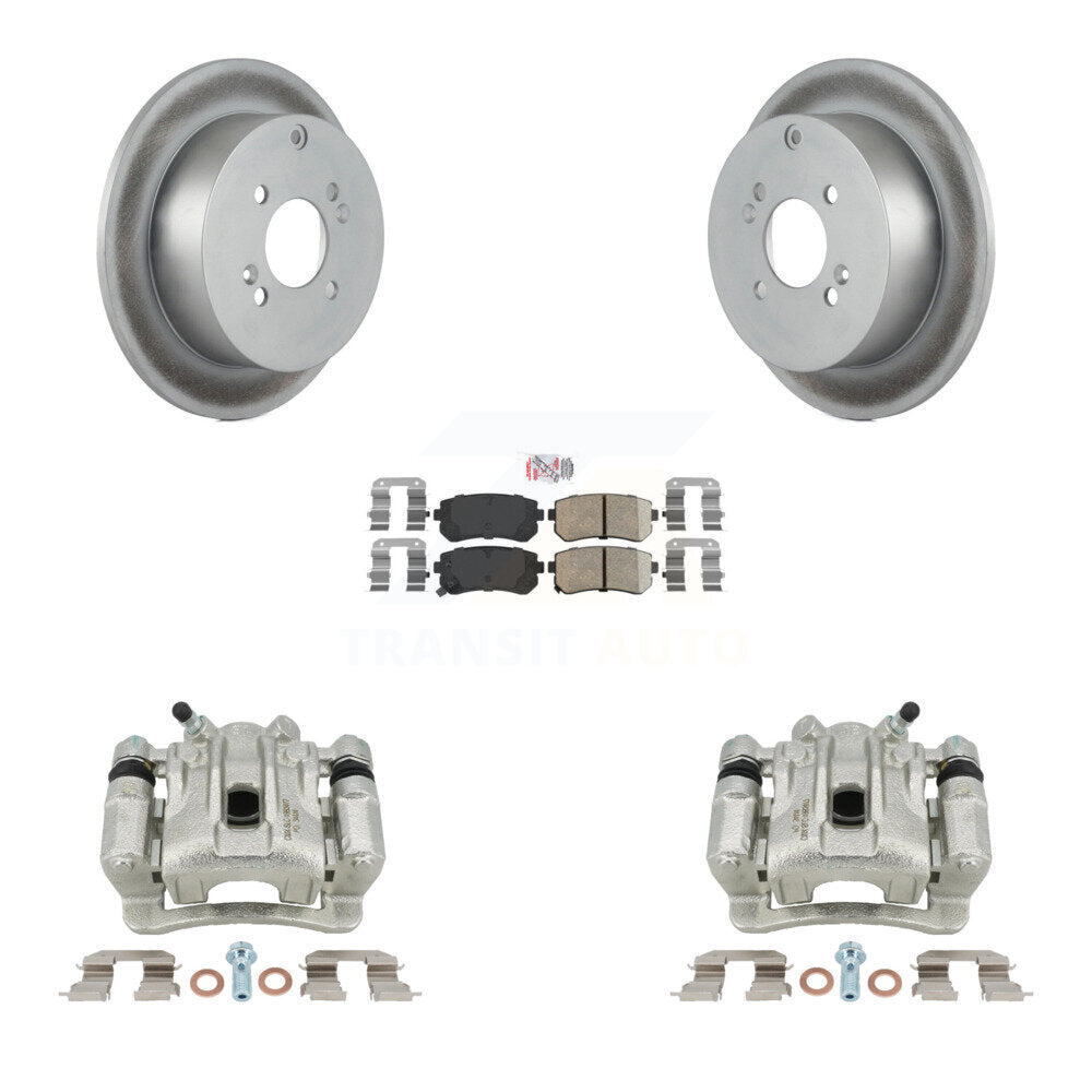 Transit Auto KCG-101077N Disc Brake Kit for 2006-2007 Hyundai Accent, Kia Rio, Kia Rio5 - Rear product image