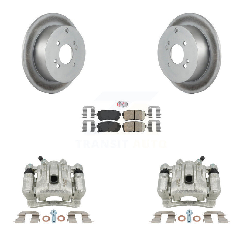 Transit Auto KCG-101077N Disc Brake Kit for 2006-2007 Hyundai Accent, Kia Rio, Kia Rio5 - Rear product image