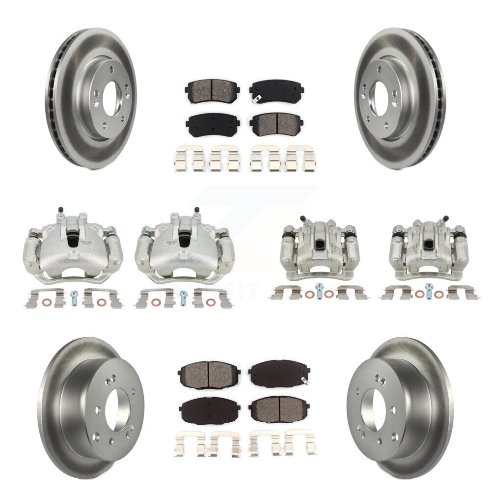 Transit Auto KCG-101077S Disc Brake Kit for 2010-2013 Kia Forte5, Kia Forte, Kia Forte Koup - Front and Rear product image