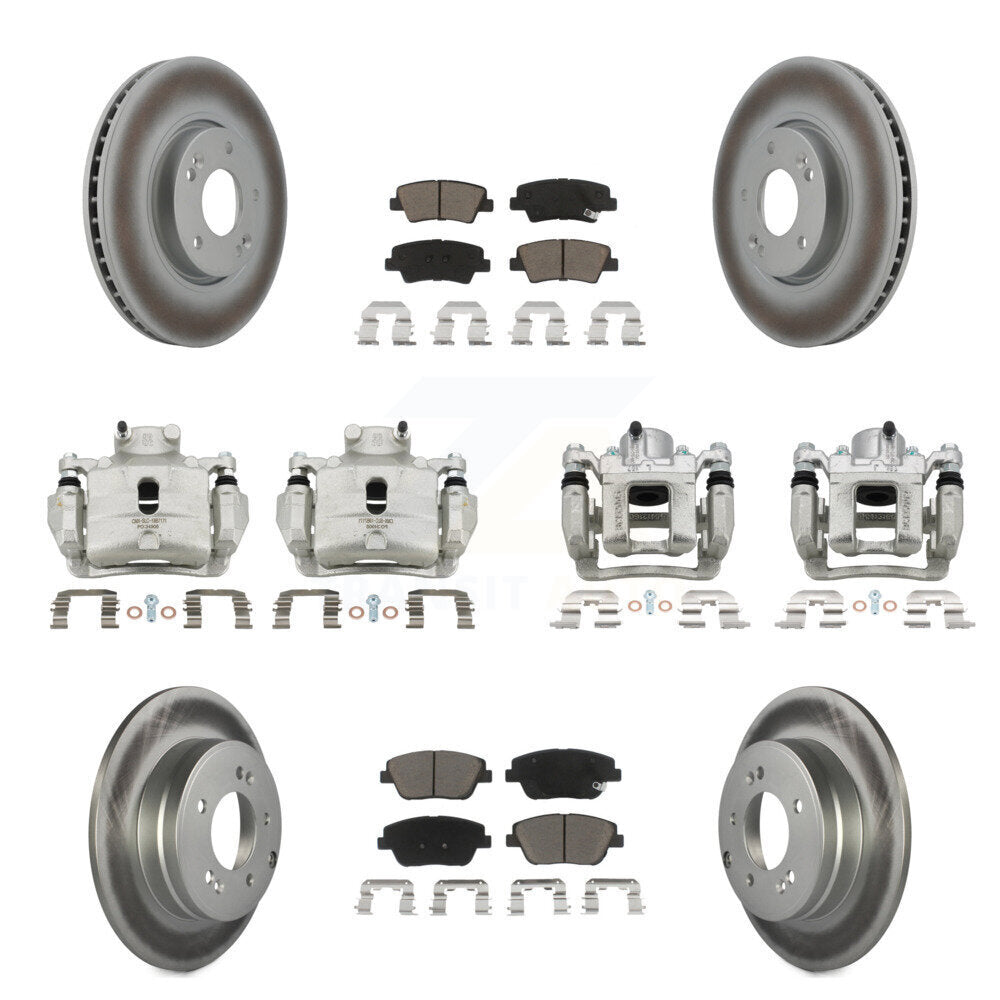 Transit Auto KCG-101078C Disc Brake Kit for 2014 Hyundai Sonata - Front and Rear product image