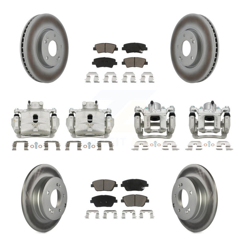 Transit Auto KCG-101078C Disc Brake Kit for 2014 Hyundai Sonata - Front and Rear product image