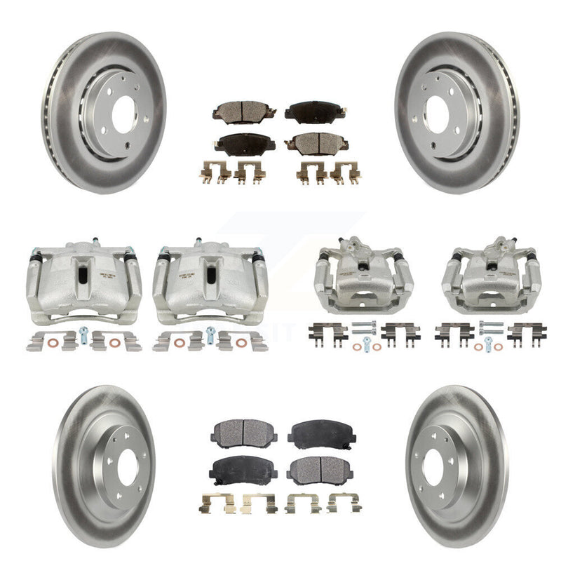 Transit Auto KCG-101078P Disc Brake Kit for 2016-2022 Mazda CX-5 - Front and Rear product image