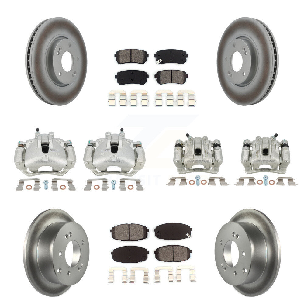 Transit Auto KCG-101078S Disc Brake Kit for 2012-2013 Kia Forte5 - Front and Rear product image