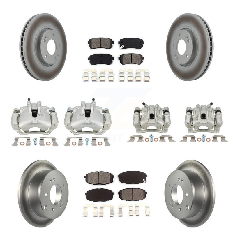 Transit Auto KCG-101078S Disc Brake Kit for 2012-2013 Kia Forte5 - Front and Rear product image