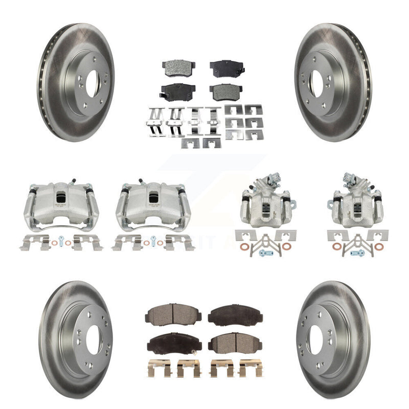 Transit Auto KCG-101078T Disc Brake Kit for 2006-2011 Acura CSX - Front and Rear product image