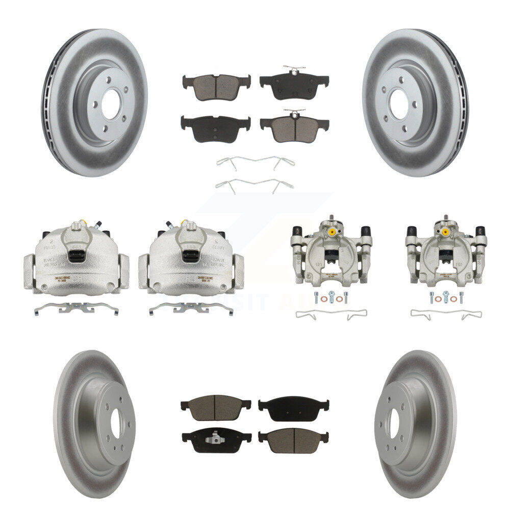 Transit Auto KCG-101079C Disc Brake Kit for 2017-2019 Lincoln MKC, Ford Escape - Front and Rear product image