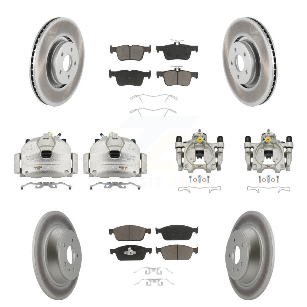 Transit Auto KCG-101080C Disc Brake Kit for 2017-2019 Lincoln MKC - Front and Rear product image