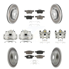 Transit Auto KCG-101080C Disc Brake Kit for 2017-2019 Lincoln MKC - Front and Rear product image