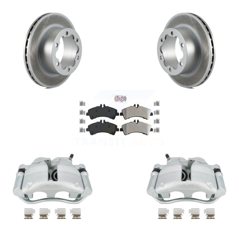 Transit Auto KCG-101080N Disc Brake Kit for 2007-2018 Freightliner Sprinter 3500, Mercedes-Benz Sprinter 3500XD, Mercedes-Benz Sprinter 3500 & more - Rear product image