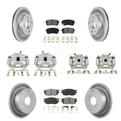 Transit Auto KCG-101080S Disc Brake Kit for 2006 Hyundai Accent - Front and Rear product image