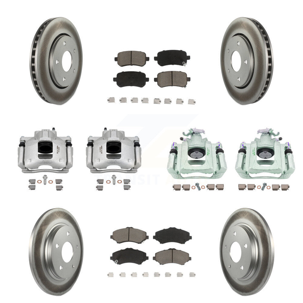 Transit Auto KCG-101081C Disc Brake Kit for 2008-2012 Ram C/V, Volkswagen Routan, Chrysler Town & Country & more - Front and Rear product image