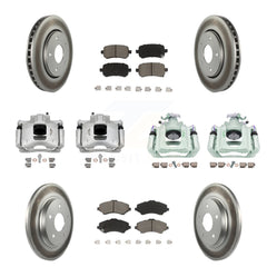 Transit Auto KCG-101081C Disc Brake Kit for 2008-2012 Ram C/V, Volkswagen Routan, Chrysler Town & Country & more - Front and Rear product image