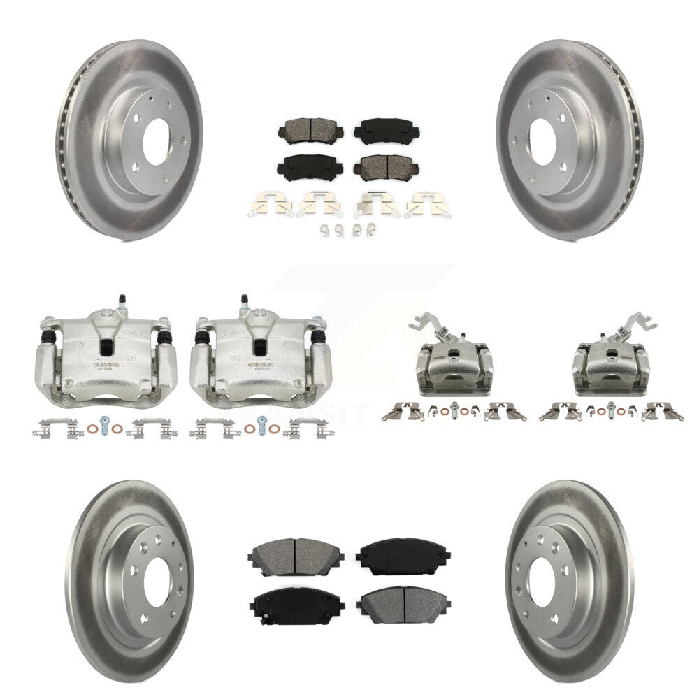 Transit Auto KCG-101081S Disc Brake Kit for 2016-2018 Mazda CX-3 - Front and Rear product image