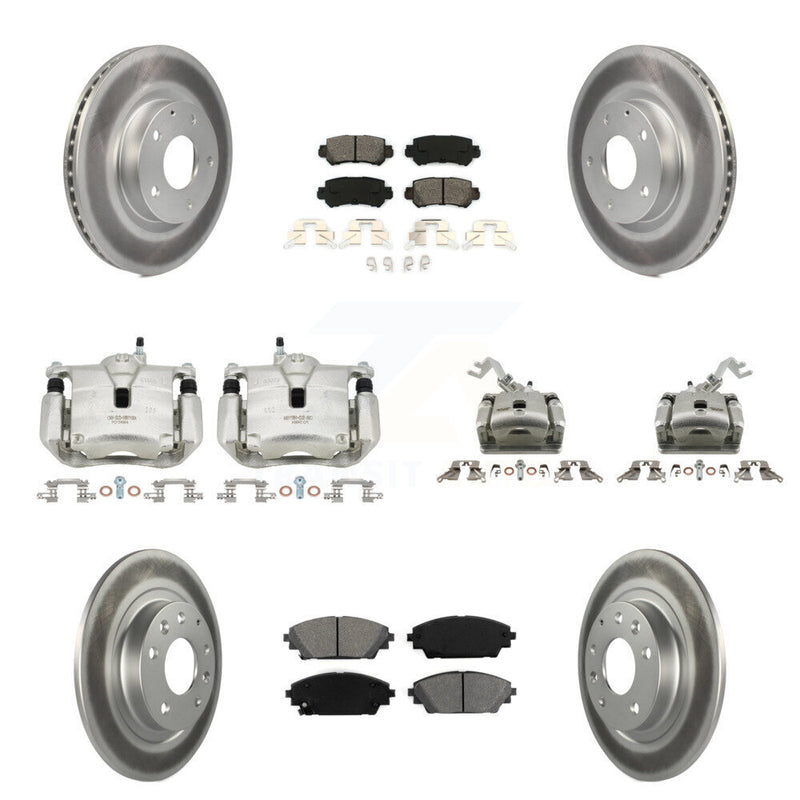 Transit Auto KCG-101081S Disc Brake Kit for 2016-2018 Mazda CX-3 - Front and Rear product image