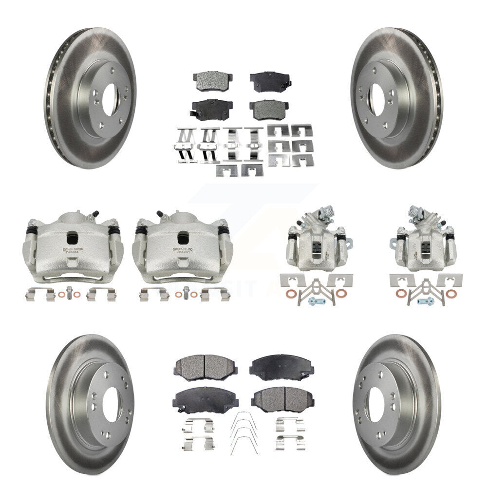 Transit Auto KCG-101081T Disc Brake Kit for 2013-2015 Honda Civic, Acura ILX - Front and Rear product image