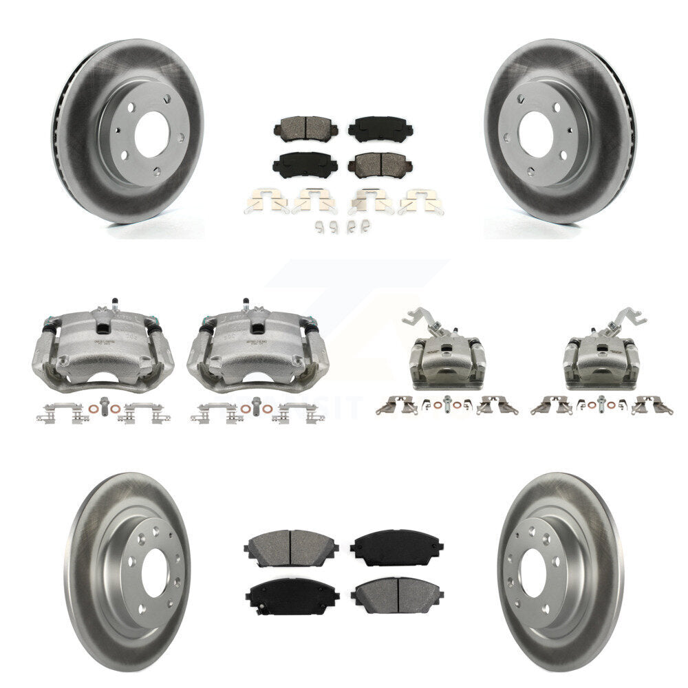 Transit Auto KCG-101082S Disc Brake Kit for 2016-2018 Mazda CX-3 - Front and Rear product image