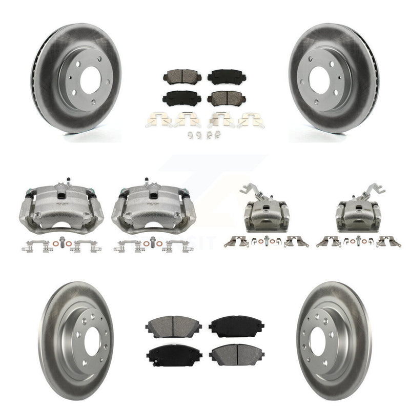 Transit Auto KCG-101082S Disc Brake Kit for 2016-2018 Mazda CX-3 - Front and Rear product image