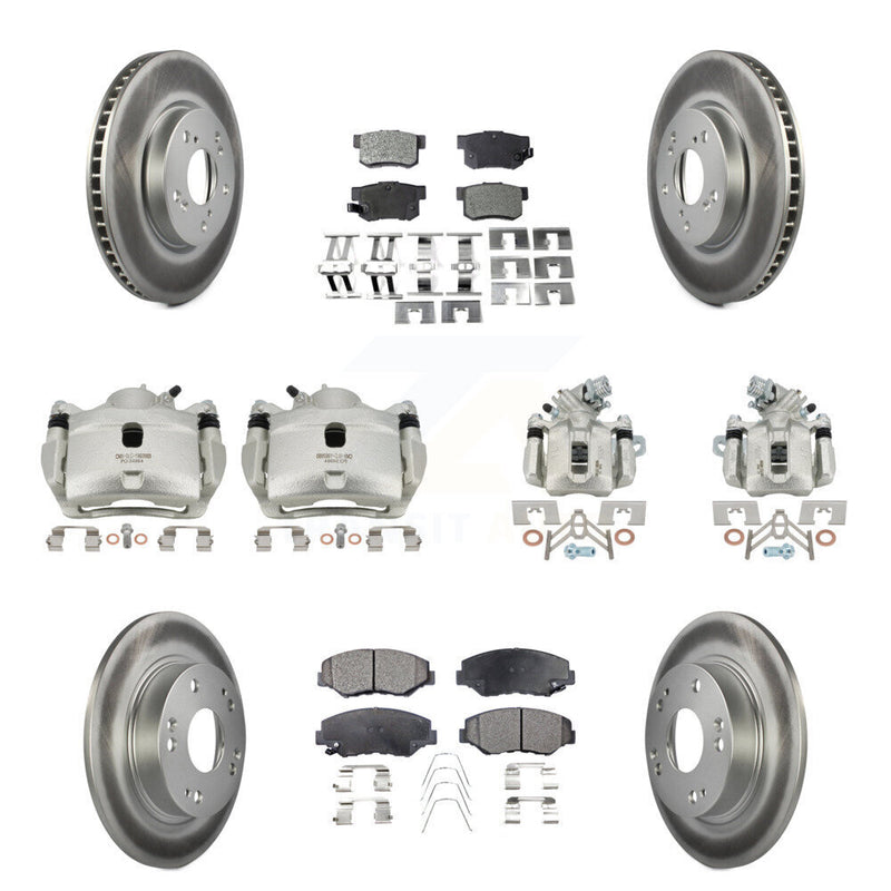 Transit Auto KCG-101082T Disc Brake Kit for 2015 Honda Civic - Front and Rear product image